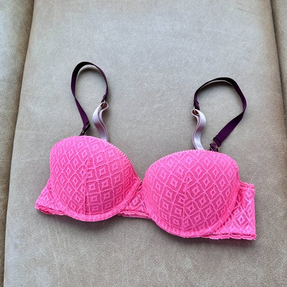 🌸 Stella McCartney Pink Lace Bra | Size 32B | Like-New 🌸 - Picture 2 of 6